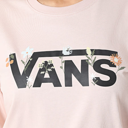 Vans - Tee Shirt Manches Longues Femme Wyld Tangle Micro Ditsy 0077N Rose Floral