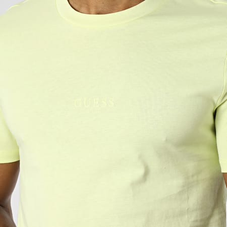 Guess - Camiseta M2YI36-I3Z11 Amarillo claro
