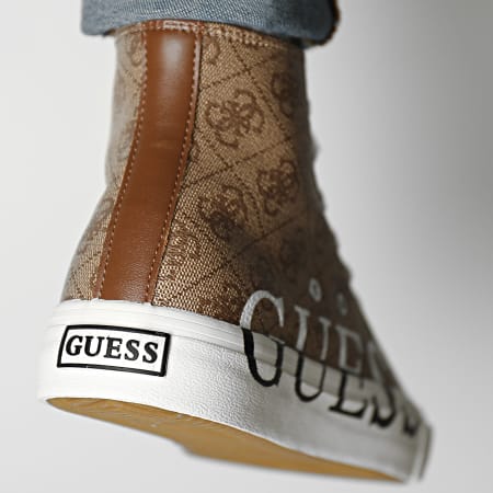 Guess - Baskets FM6NWMELL12 Beige Brown