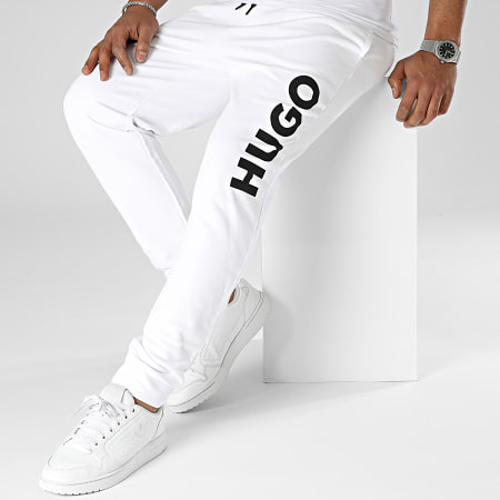 HUGO - Pantalones Jogging 50473211 Blanco