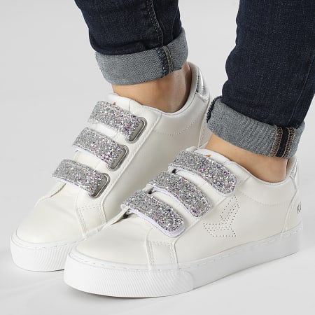 Kaporal - Sneakers Tippy Donna 42073 Bianco Glitterato