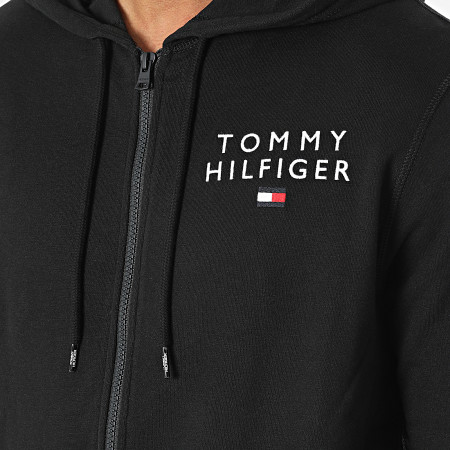 Tommy Hilfiger - Sweat Zippé Capuche 2879 Noir