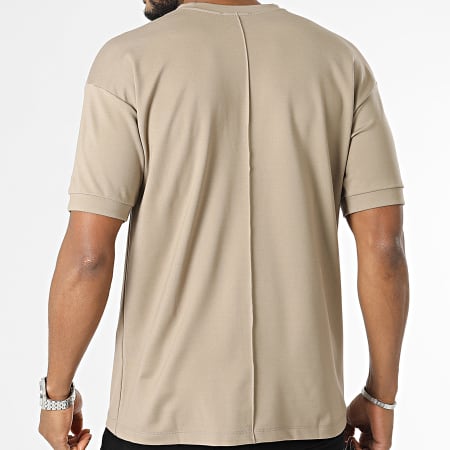 Uniplay - Tee Shirt Oversize Grande Marrone Taupe