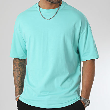 LBO - Tee Shirt Oversize Large 0102 Turquoise