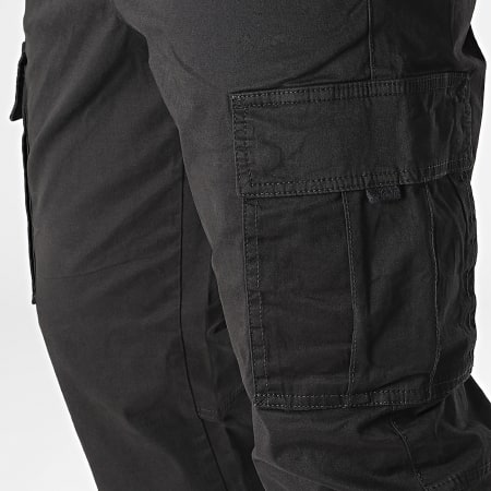 Solid - Pantalones Cargo 21106538 Negro