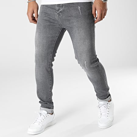 Uniplay - Jeans slim grigio antracite