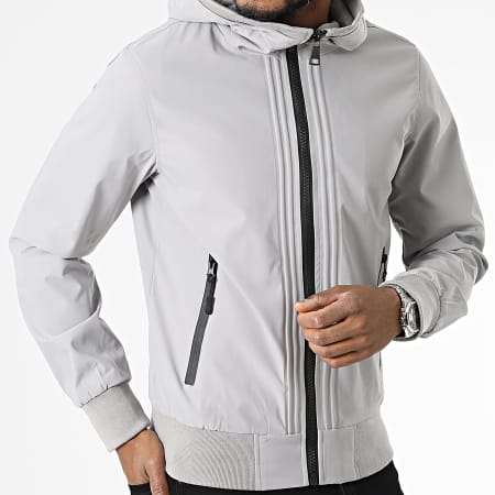 Frilivin - Grijze Hooded Zip Jacket