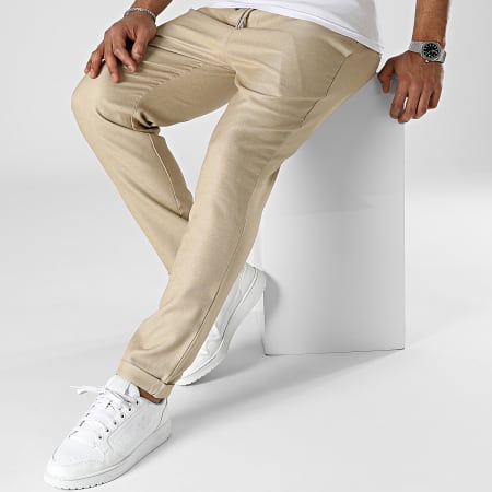 Frilivin - Pantalon Chino Beige