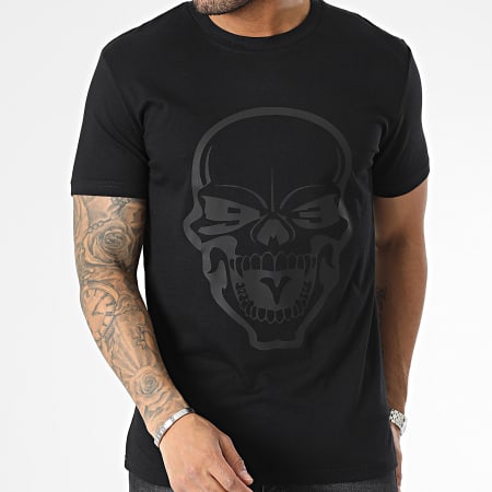 Untouchable - Tee Shirt Skull Noir Noir