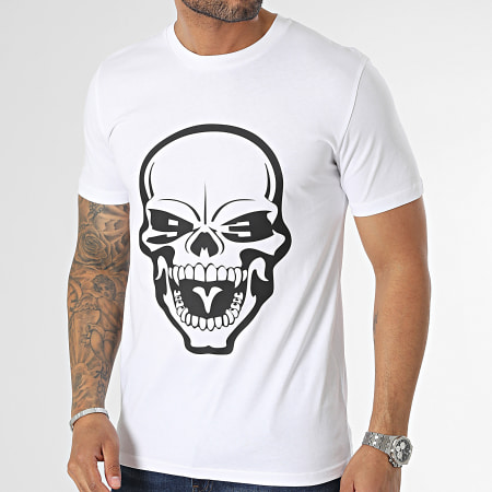 Untouchable - Skull Camiseta Blanco Negro