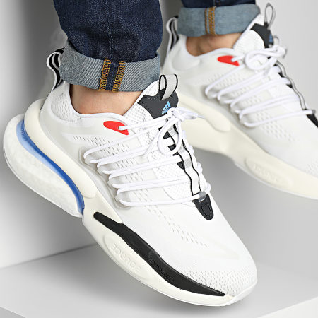 Adidas Sportswear - Baskets AlphaBoost V1 HP2757 Footwear White Blue Fuss Bright Red