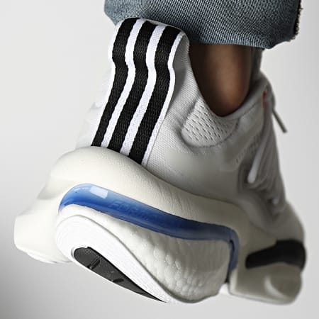 Adidas Sportswear - AlphaBoost V1 HP2757 Calzature Bianco Blu Fuss Rosso Brillante Sneakers