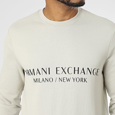 Armani Exchange - Sweat Crewneck 8NZM88-ZJKRZ Beige