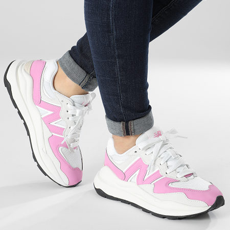 New Balance - Zapatillas Lifestyle Mujer 5740 W5740SVA Soft Grey Hot Pink