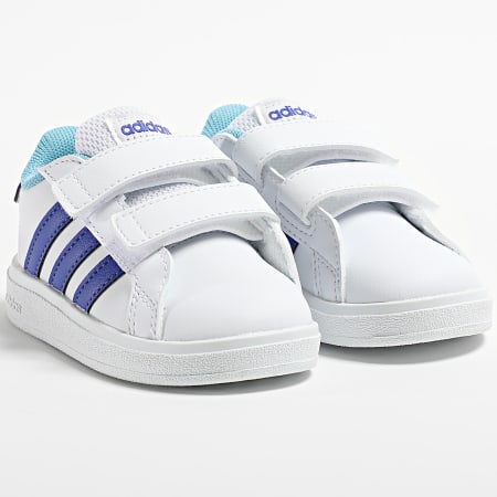 Adidas Performance - Zapatillas para niños Grand Court 2 HP8919Footwear White