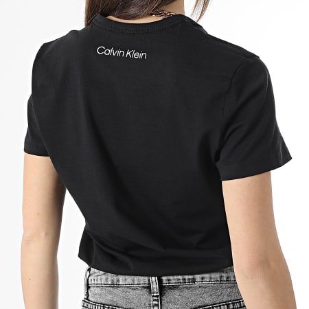Calvin Klein - Tee Shirt Femme QS6945E Noir