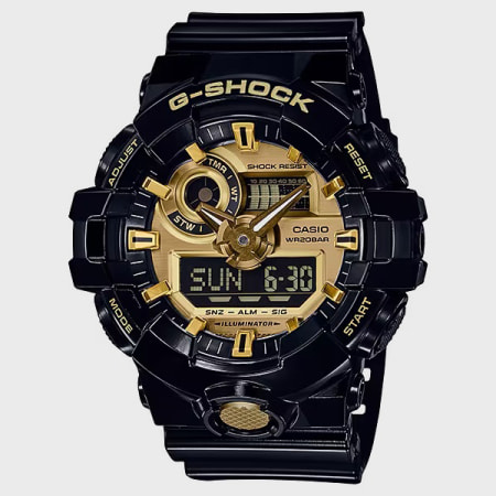 G-Shock - Orologio G-Shock GA-710GB-1AER Oro Nero