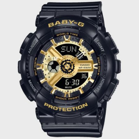 Casio - Baby-G BA-110X-1AER Reloj de Mujer Oro Negro