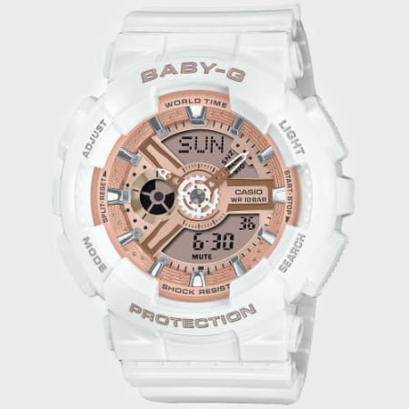 Casio - Baby-G Reloj de Señora BA-110X-7A1ER Blanco