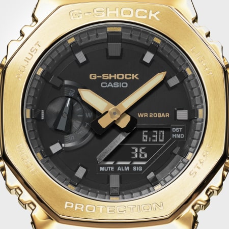 G-Shock - Montre G-Shock GM-2100G-1A9ER Noir Doré
