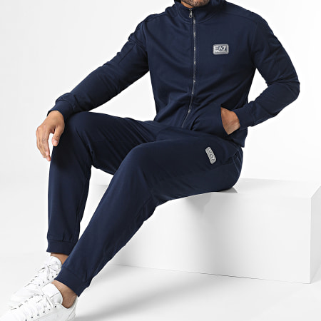 EA7 Emporio Armani Ensemble De Survetement 3RPV73 PJMHZ Bleu Marine LaBoutiqueOfficielle