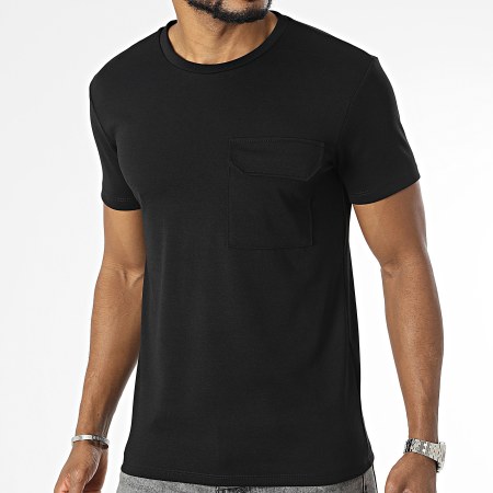 Frilivin - Zwart pocket T-shirt