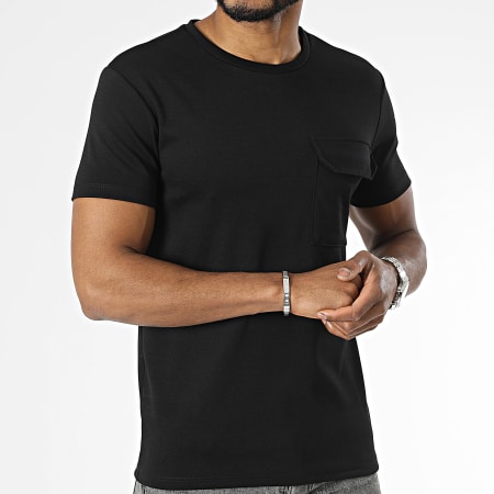 Frilivin - Tee Shirt Poche Noir