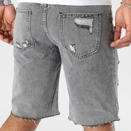 Frilivin - Pantaloncini di jeans grigio erica