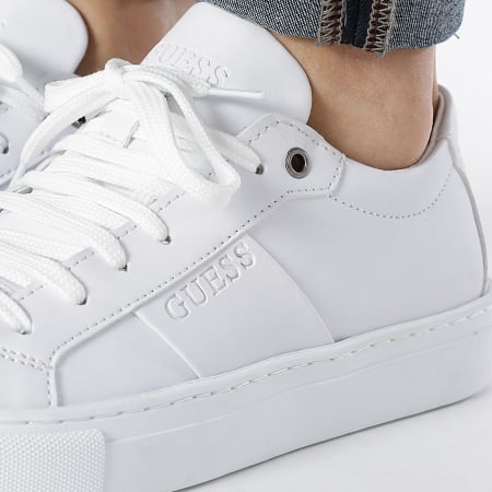 Guess - Sneaker alte da donna FL6TODELE12 Bianco