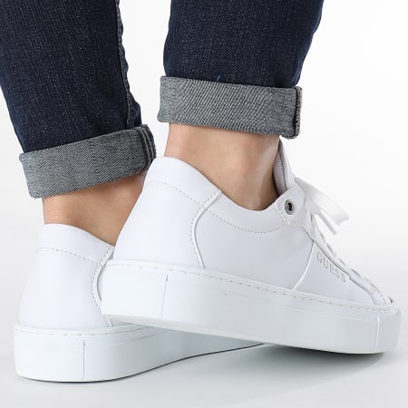 Guess - Sneaker alte da donna FL6TODELE12 Bianco