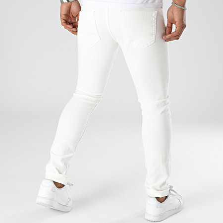 Only And Sons - Jeans slim Loom Life Bianco