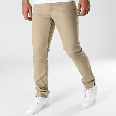 Only And Sons - Jeans slim Loom Life Beige scuro