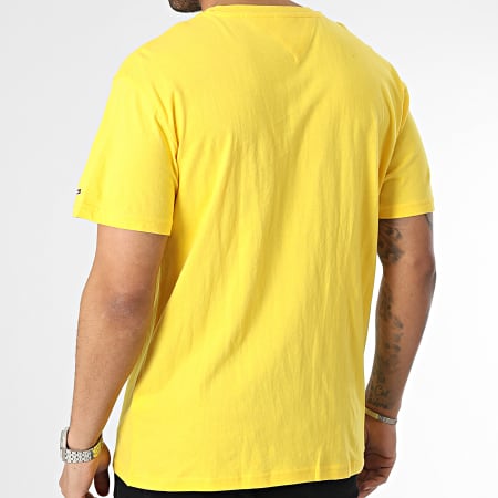 Tommy Jeans - Maglietta con grafica classica firmata 6236 giallo