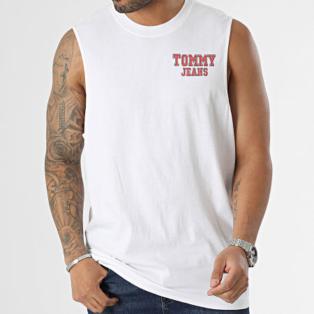 Tommy Jeans - Débardeur Relaxed TJ Basketball 6307 Blanc