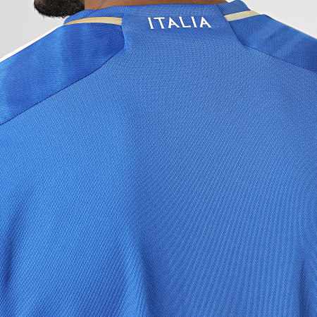 Adidas Sportswear - Maglietta a righe FIGC HS9895 Blu