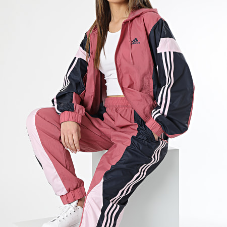 Adidas Sportswear - Tuta sportiva da donna Gametime IC0415 Rosa Blu Navy