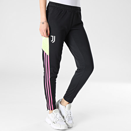 Adidas Sportswear - Pantaloni da jogging a fascia Juventus Donna HS7559 Nero
