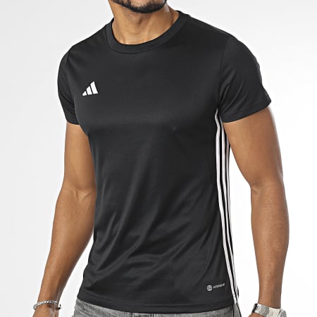 Adidas Sportswear - H44532 Maglietta a righe nere
