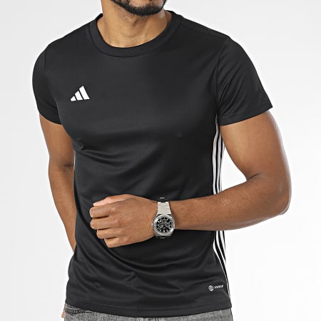Adidas Sportswear - H44532 Maglietta a righe nere