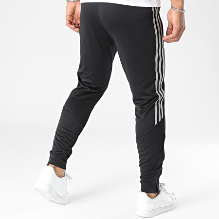 Adidas Sportswear - Messi HR4352 Pantaloni da jogging con bande nere e argento