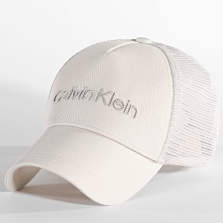 Calvin Klein - Cappello Trucker con ricamo 0334 Beige