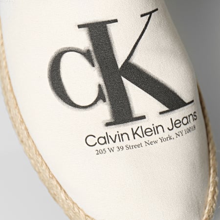 Calvin Klein - Espadrilles Essential Monogram 0654 Ancient White