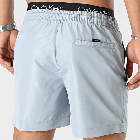 Calvin Klein - Shorts de baño Medium Double 0815 Gris