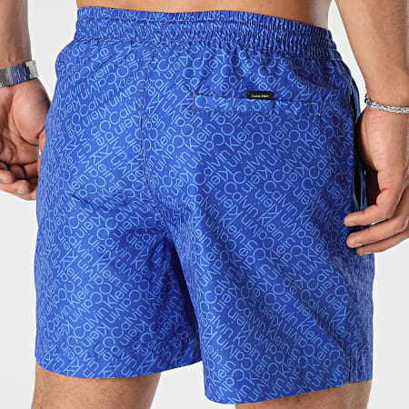 Calvin Klein - Shorts de baño Medium Drawstring 0813 Royal Blue