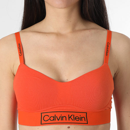 Calvin Klein - Sujetador de mujer QF6770E Naranja