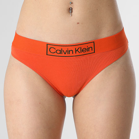 Calvin Klein - Perizoma donna QF6774E Arancione Fluo
