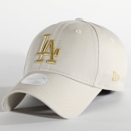 New Era - Cappello donna 9Forty League Essential Los Angeles Dodgers Beige Gold