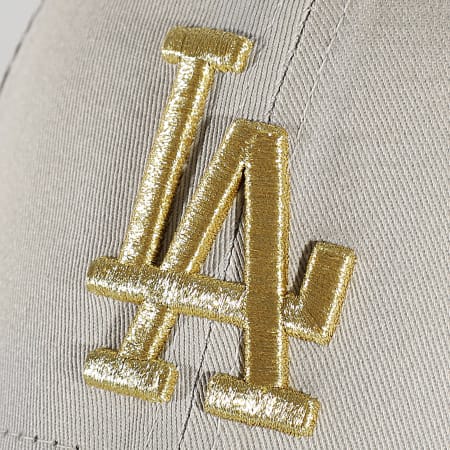 New Era - Gorra de mujer 9Forty League Essential Los Angeles Dodgers Beige Gold