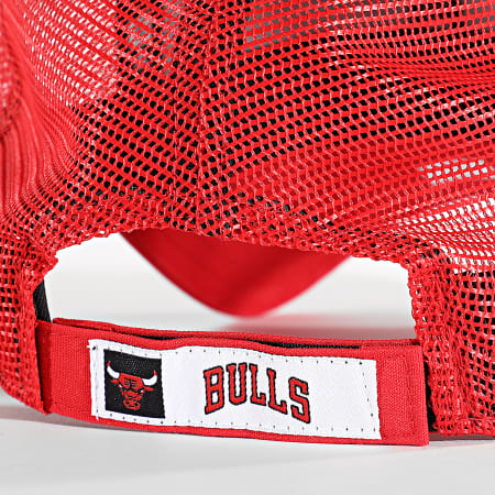 New Era - Casquette Trucker 9Forty Home Field Chicago Bulls Rouge