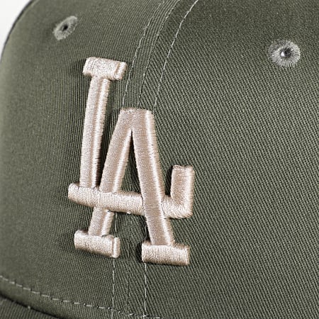 New Era - 9Fifty League Essential Los Angeles Dodgers Cappello snapback verde cachi